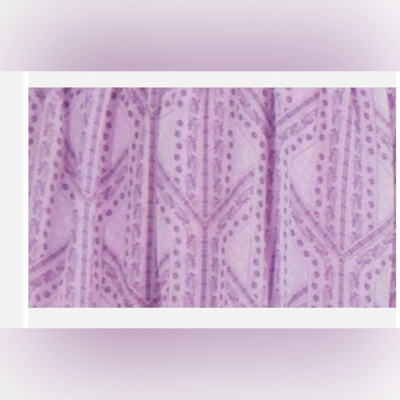 Laundry by Shelli Segal purple lavender Flutter Sleeve Chiffon Mini Dress size 0 - Picture 5 of 6